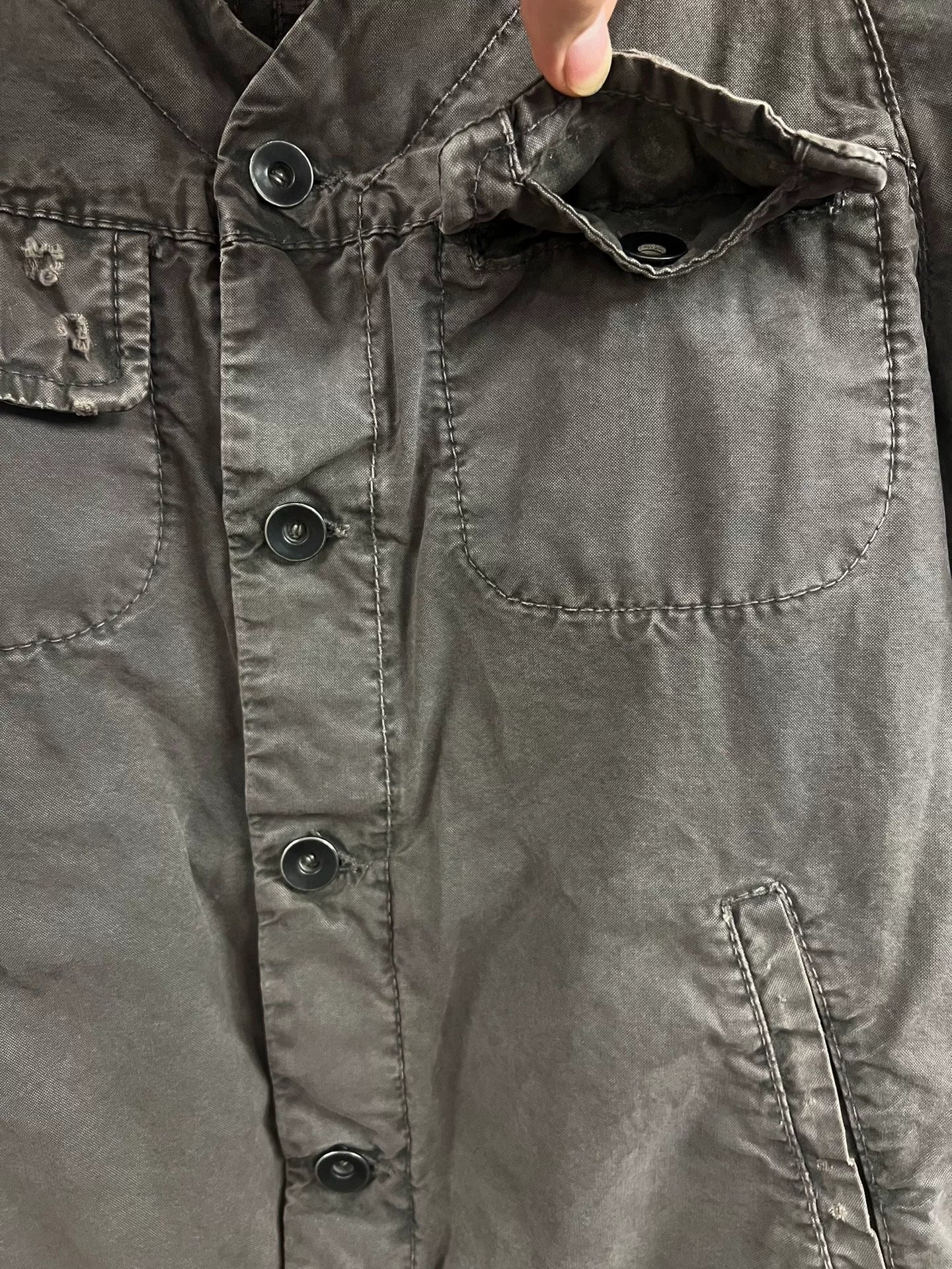 Rick Owens Gray Jacket OLMAR and MIRTA