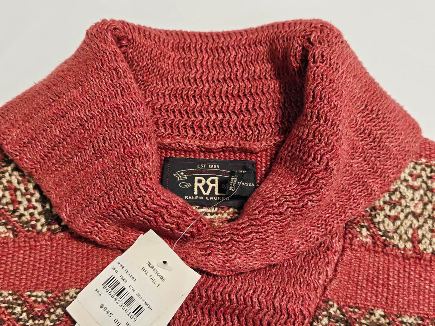 Ralph Lauren RRL Fair Isle Knit Sweater