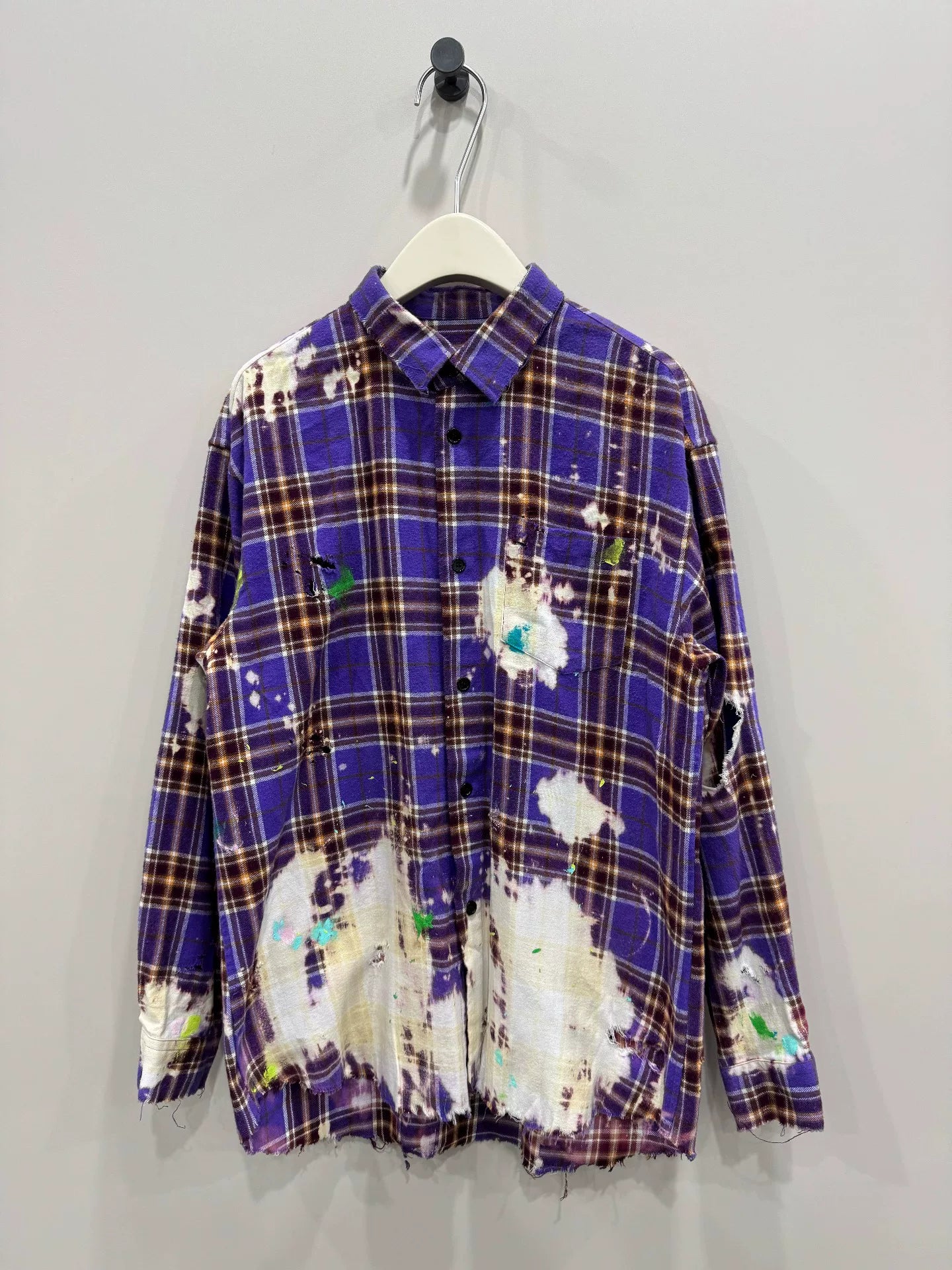 Sssaint Louis Tie-Dye Distressed Shirt M
