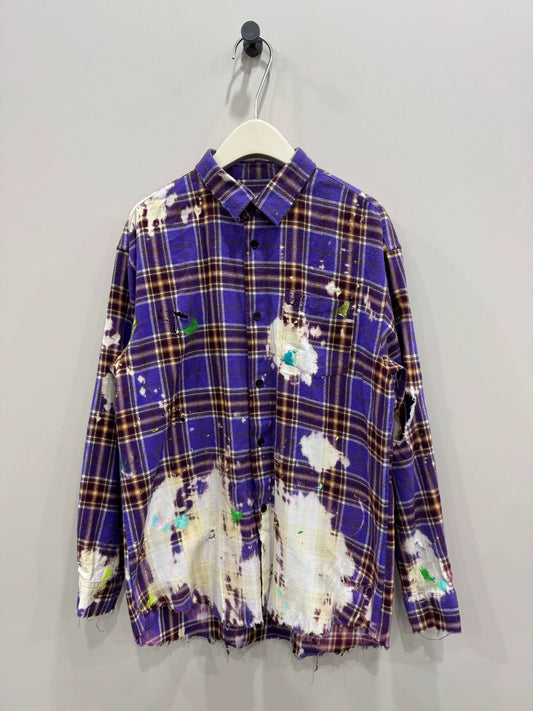 Sssaint Louis Tie-Dye Distressed Shirt M
