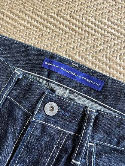 Vanquish & Fragment Gold Lightning Denim