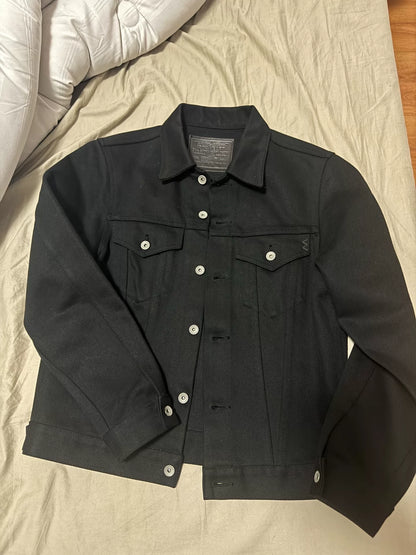Iron Heart Black Denim Jacket