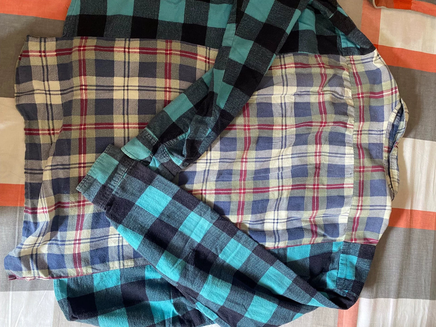 vintage patchwork shirt by Needles