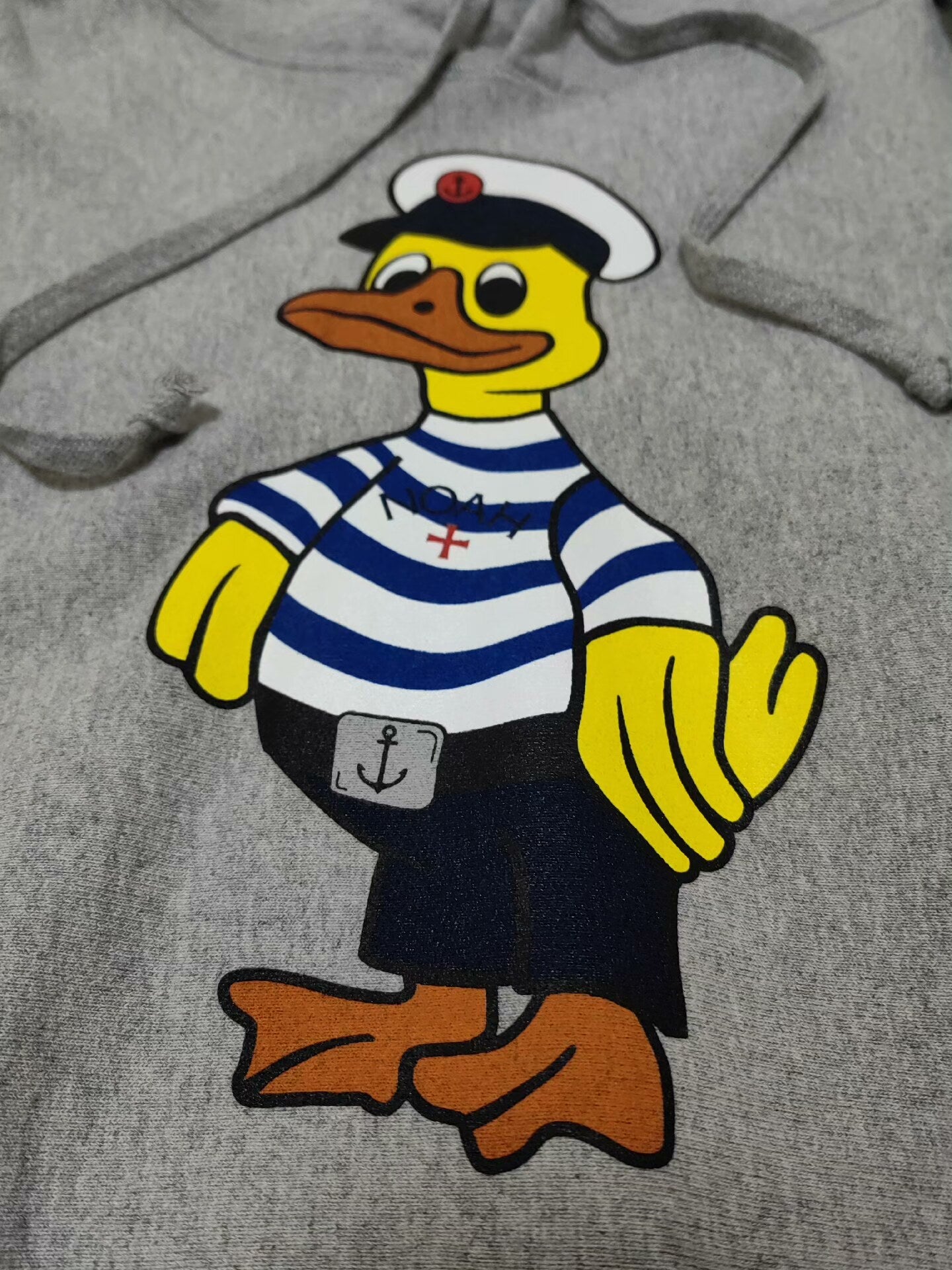 NOAH Captain Duck Hoodie Sweatshirt Size L