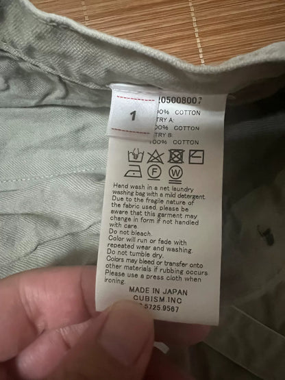 VISVIM 21AW TRAVAILLER BRACES PANTS DMGD