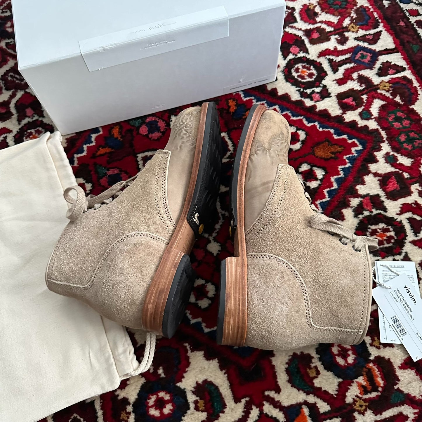 visvim brigadier boots size 9