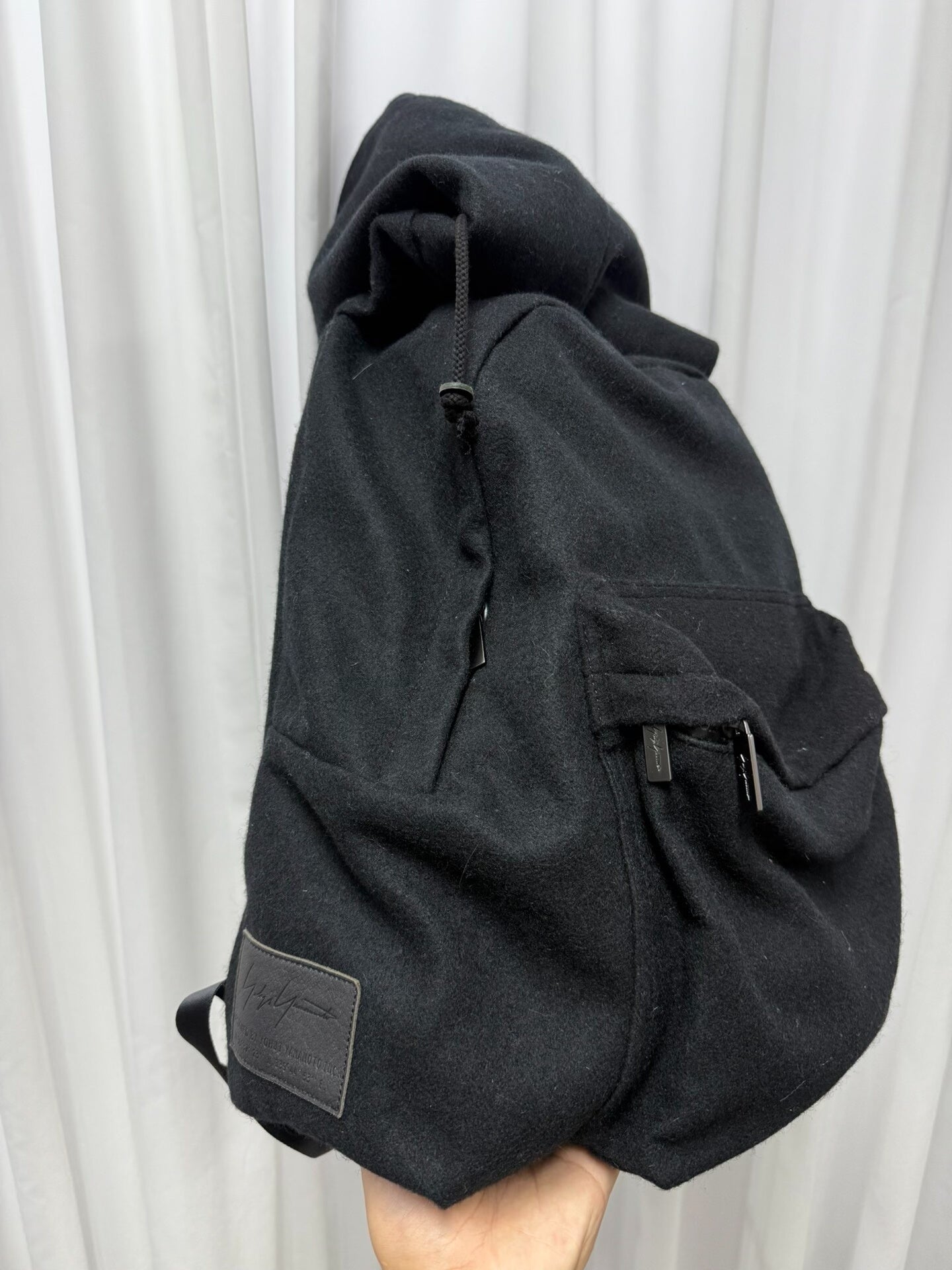 yohji yamamoto pour homme hooded backpack