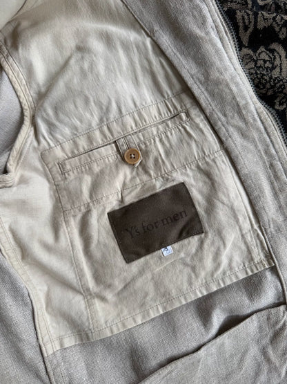 Yohji Yamamoto Y's Men Linen Jacket