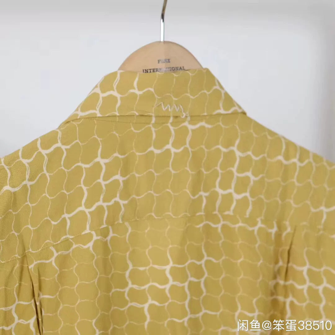 visvim 20SS FREE EDGE S/S LATTICE SHIRT