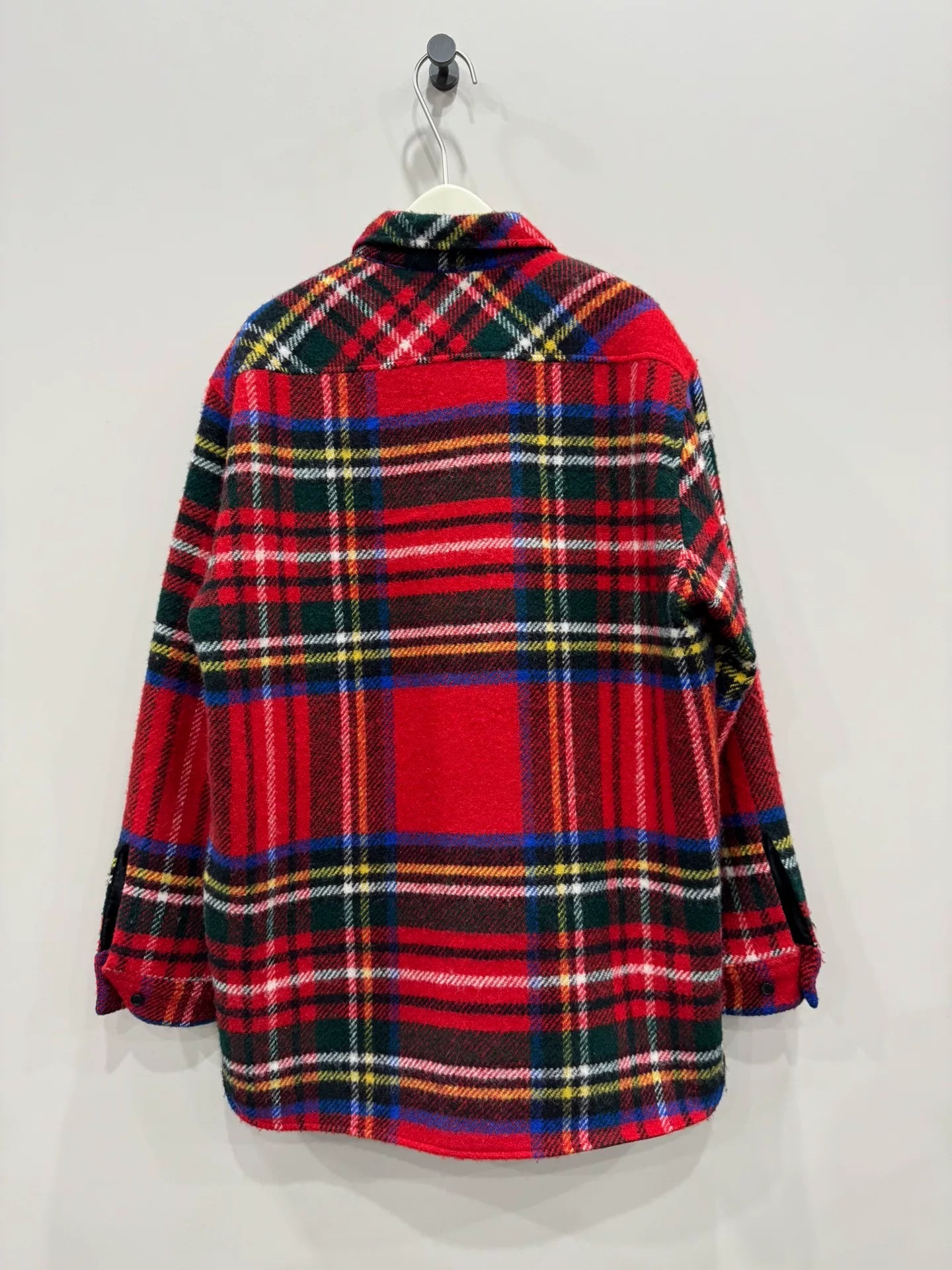We11done Red Plaid Long Sleeve Shirt