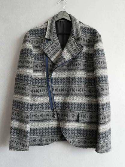 Yohji Yamamoto 14AW Zip Motorcycle Jacket