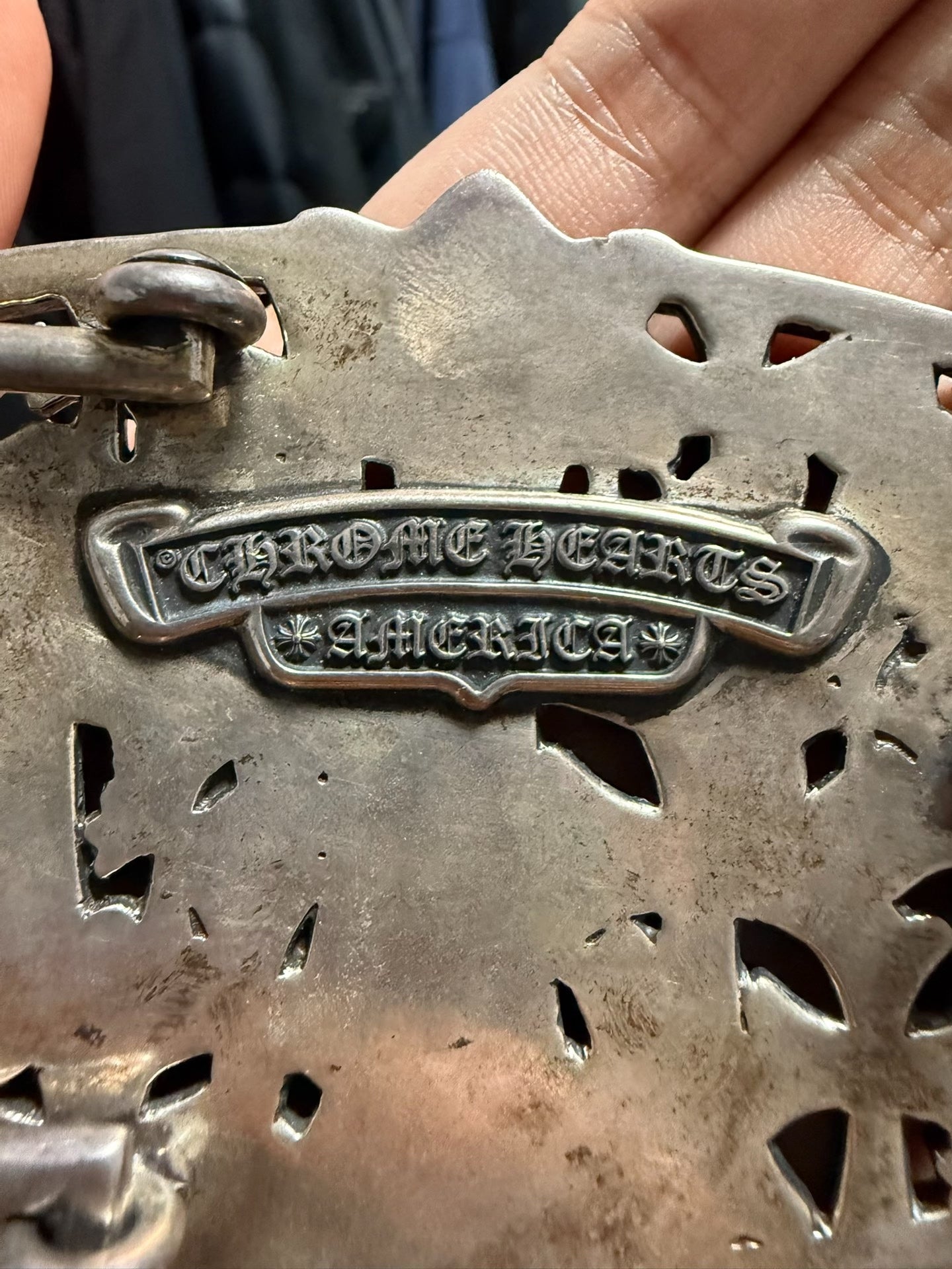 Chrome Hearts Tombstone Belt Buckle