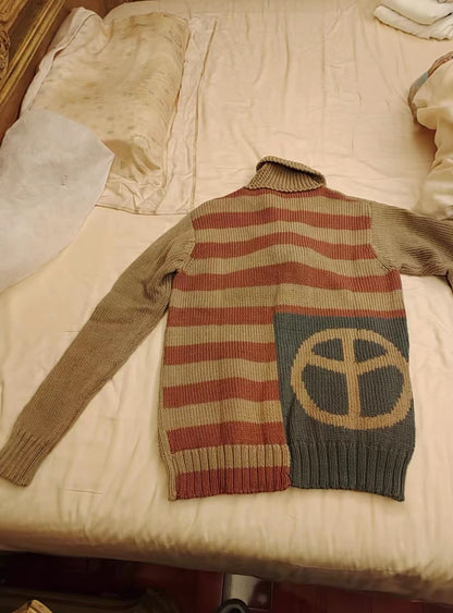 VISVIM Beige Mud-Dyed Cross Cardigan