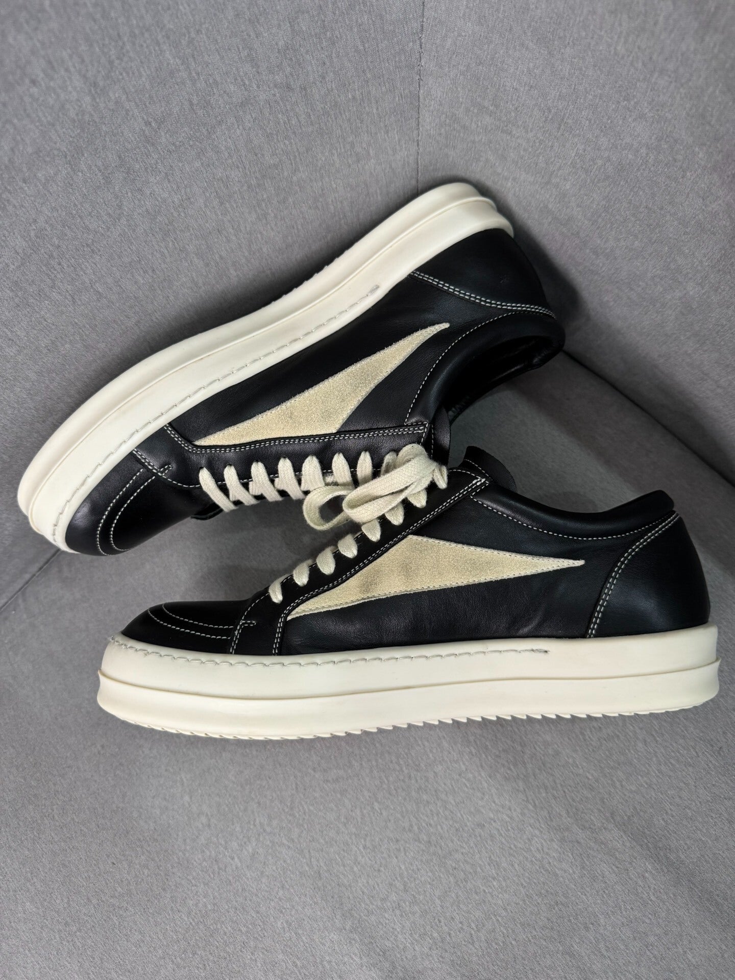 Rick Owens Vans Black White Size 41