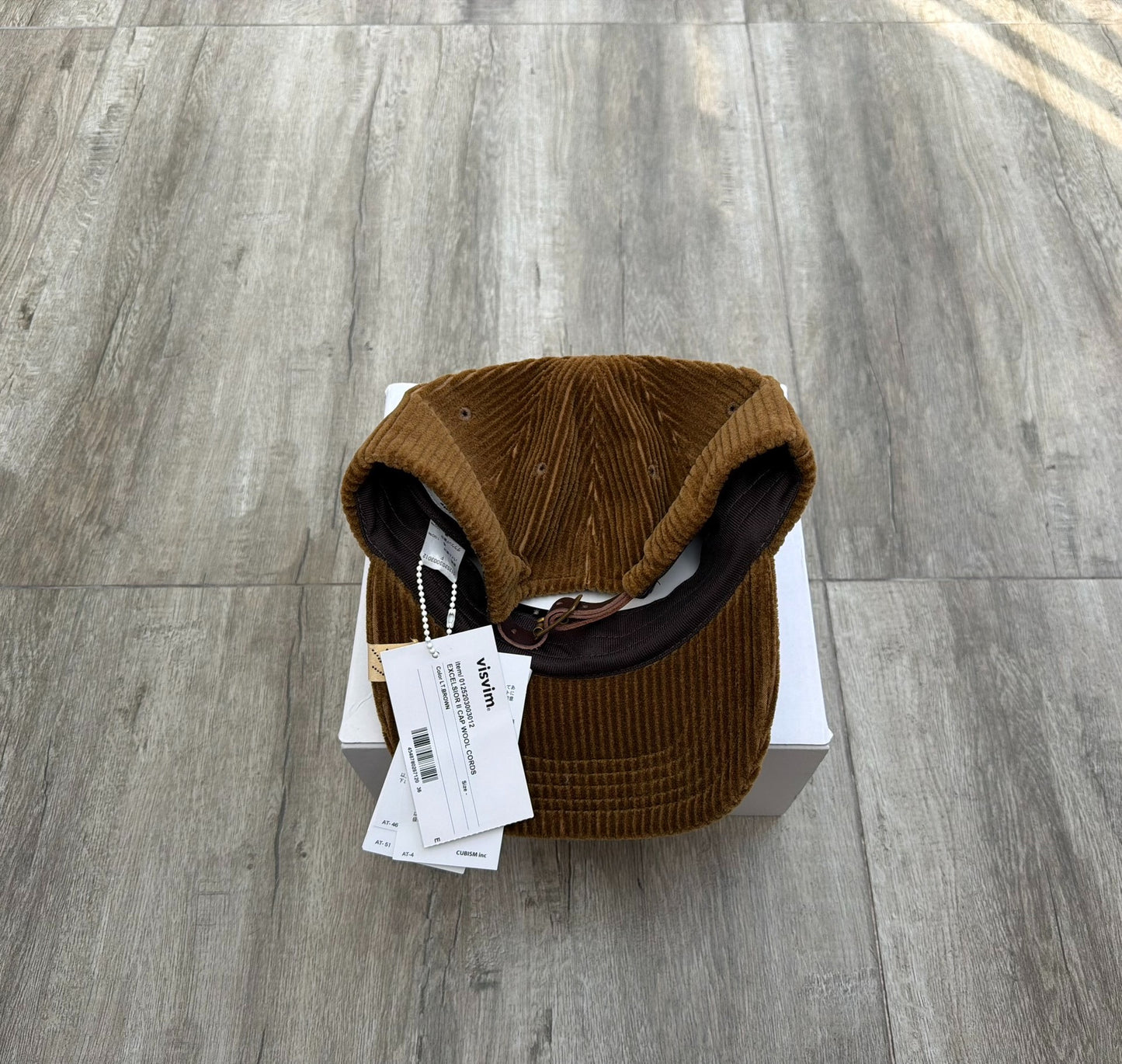VISVIM EXCELSIOR II WOOL CORDS CAP