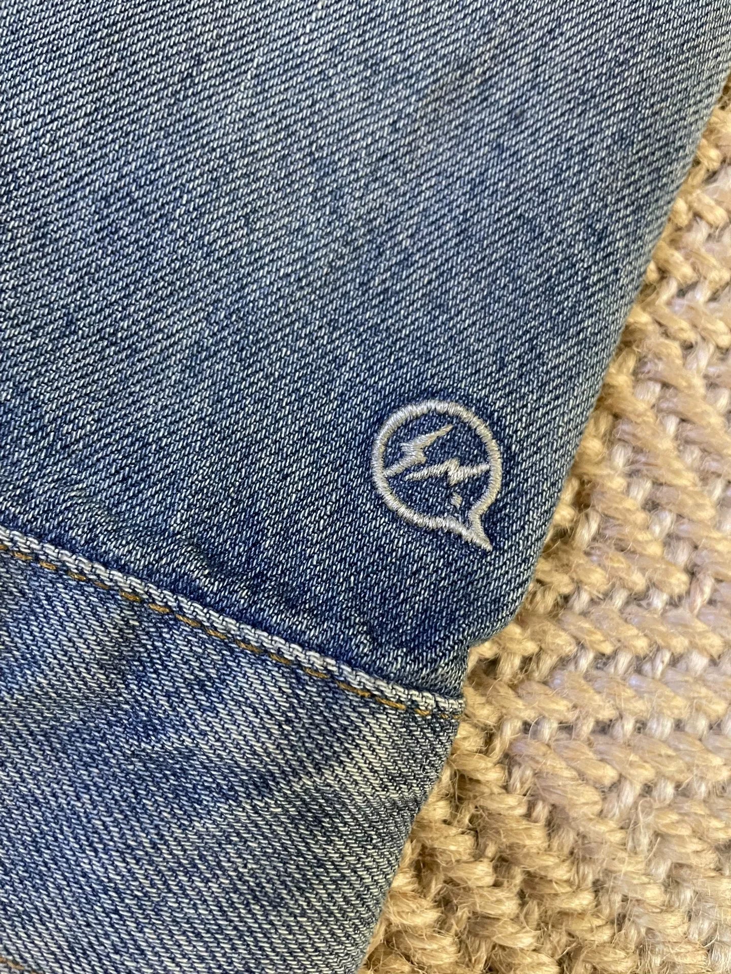 Vanquish Fragment Lightning Denim Jacket