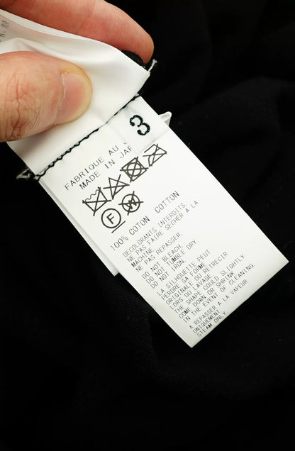 Yohji Yamamoto Button Turtleneck Scarf Tie Long Sleeve