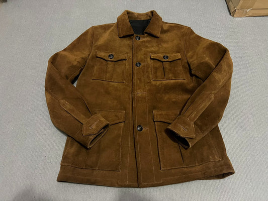 Vintage Suede Work Leather Jacket
