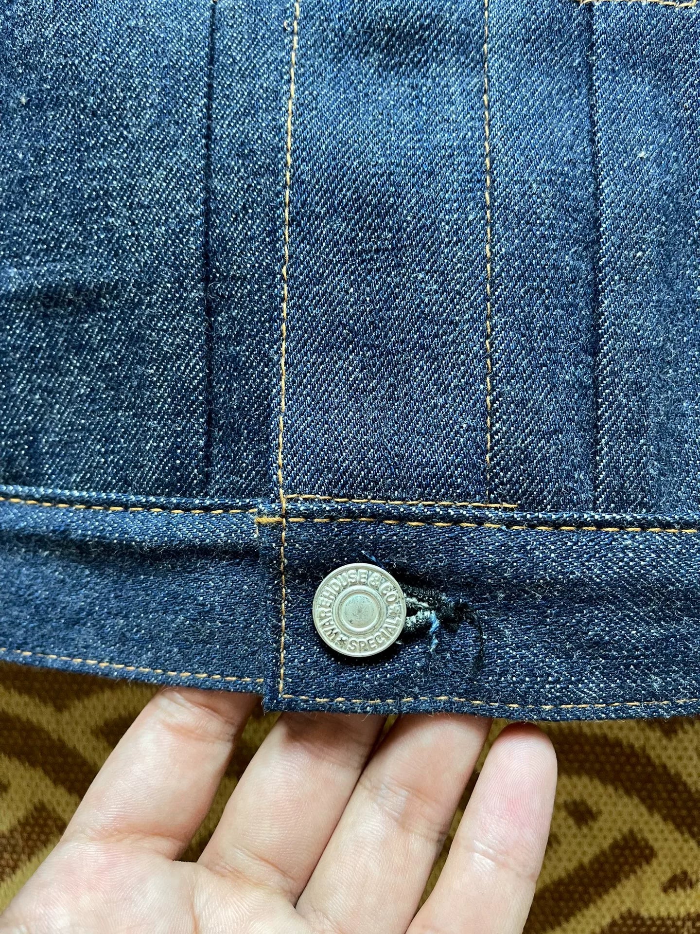 Warehouse 2001 Raw Denim Jacket