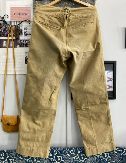 visvim 22ss holman pants damaged beige