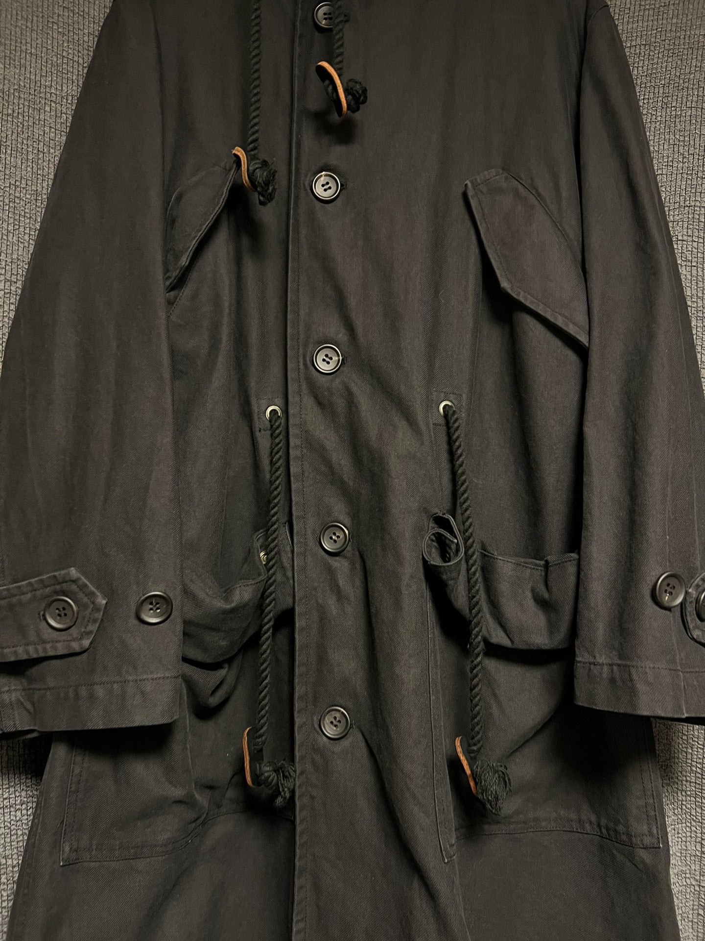 rare yohji yamamoto washed coat