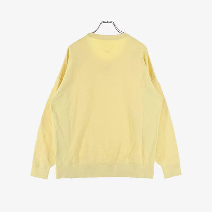 visvim jumbo sweat l/s yellow sweatshirt