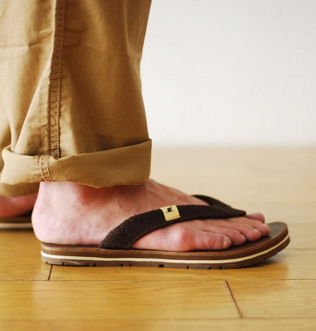 Visvim Spot Lama Sandal Brown