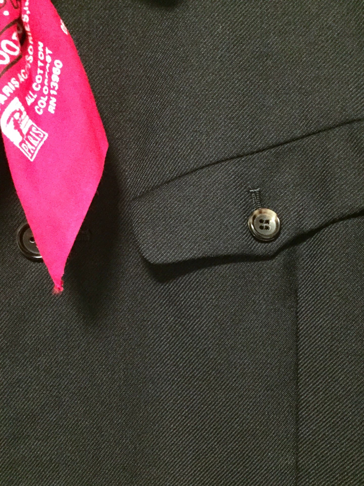 COMME des GARCONS Wool Blazer with Horn Buttons