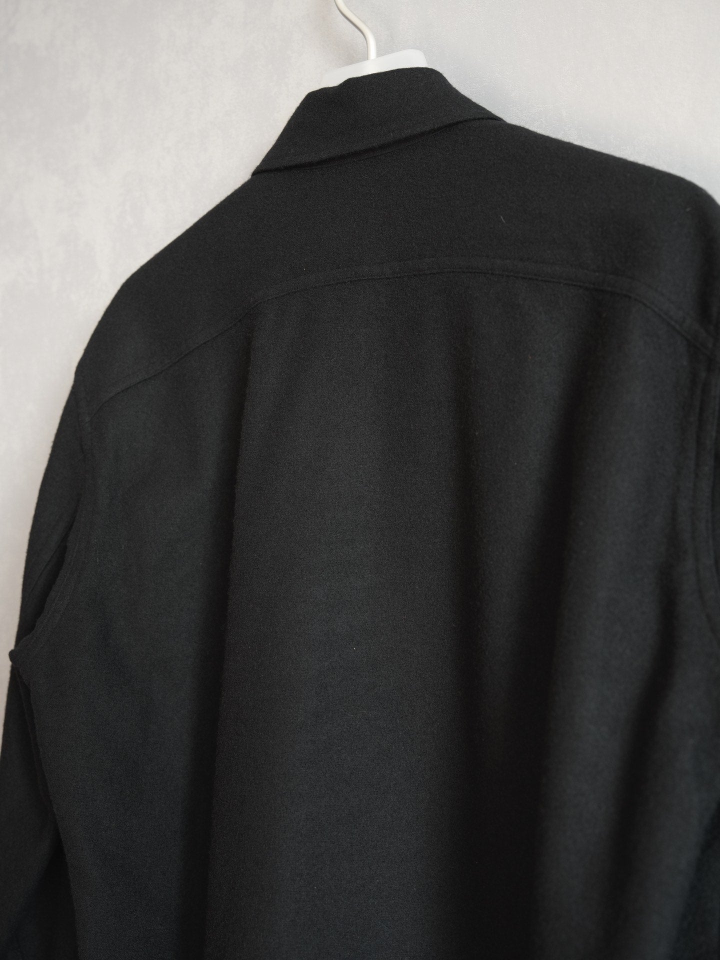 Yohji Yamamoto Zip-up Shirt with Unique Cut