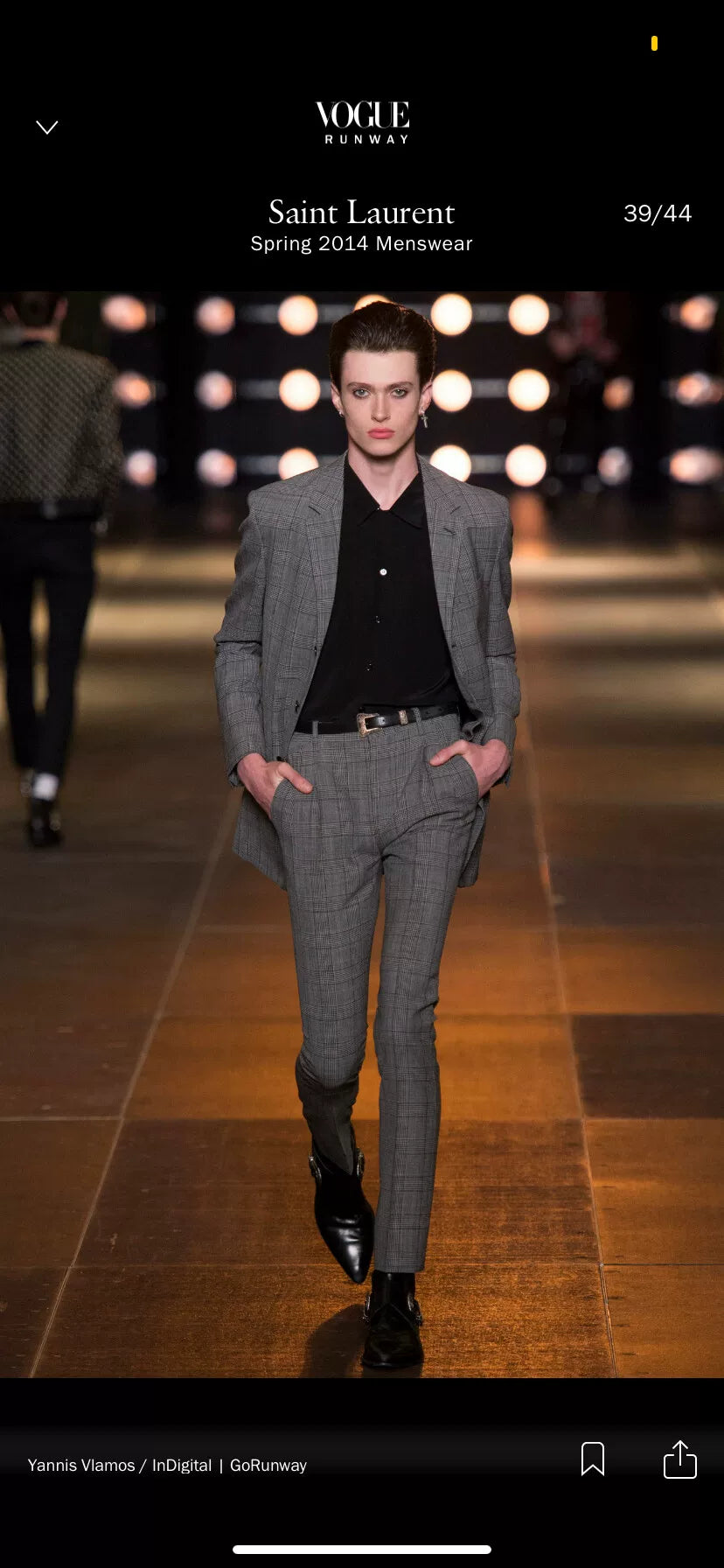 Saint Laurent 2014 Runway Boots