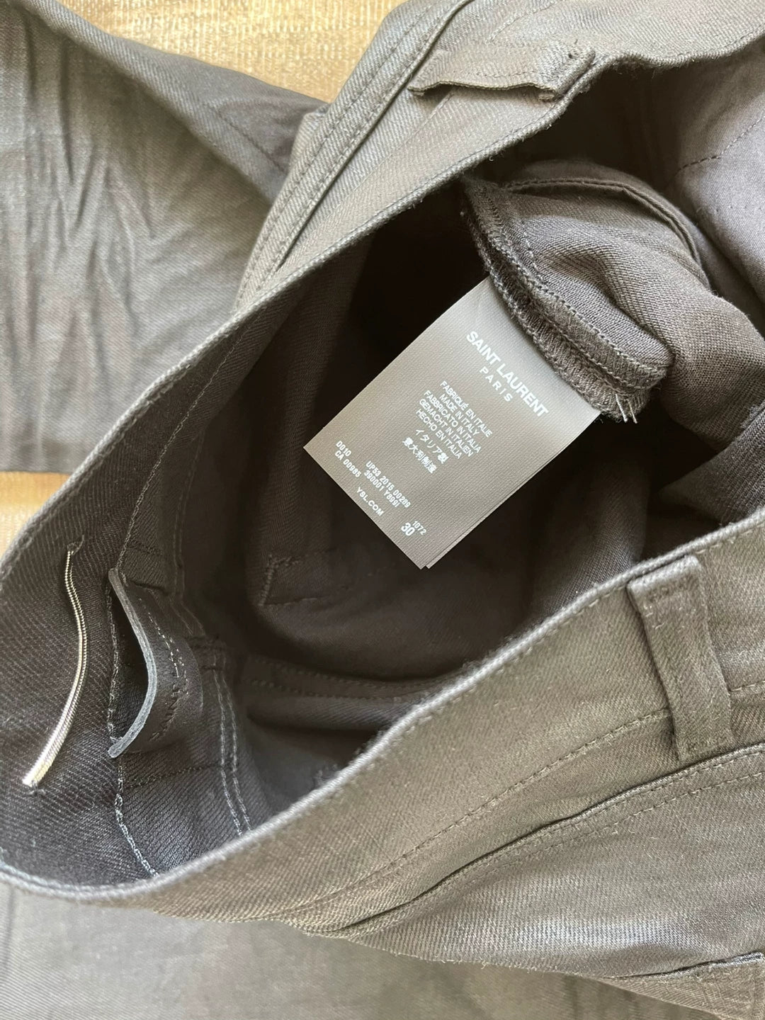 Saint Laurent Black Denim Jeans
