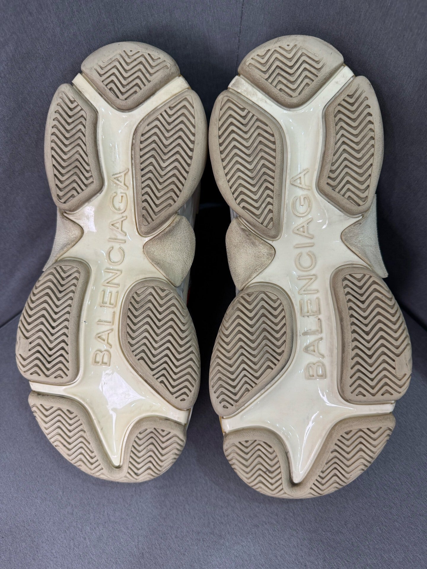 Balenciaga TripleS Red and Blue Sneakers Size 41