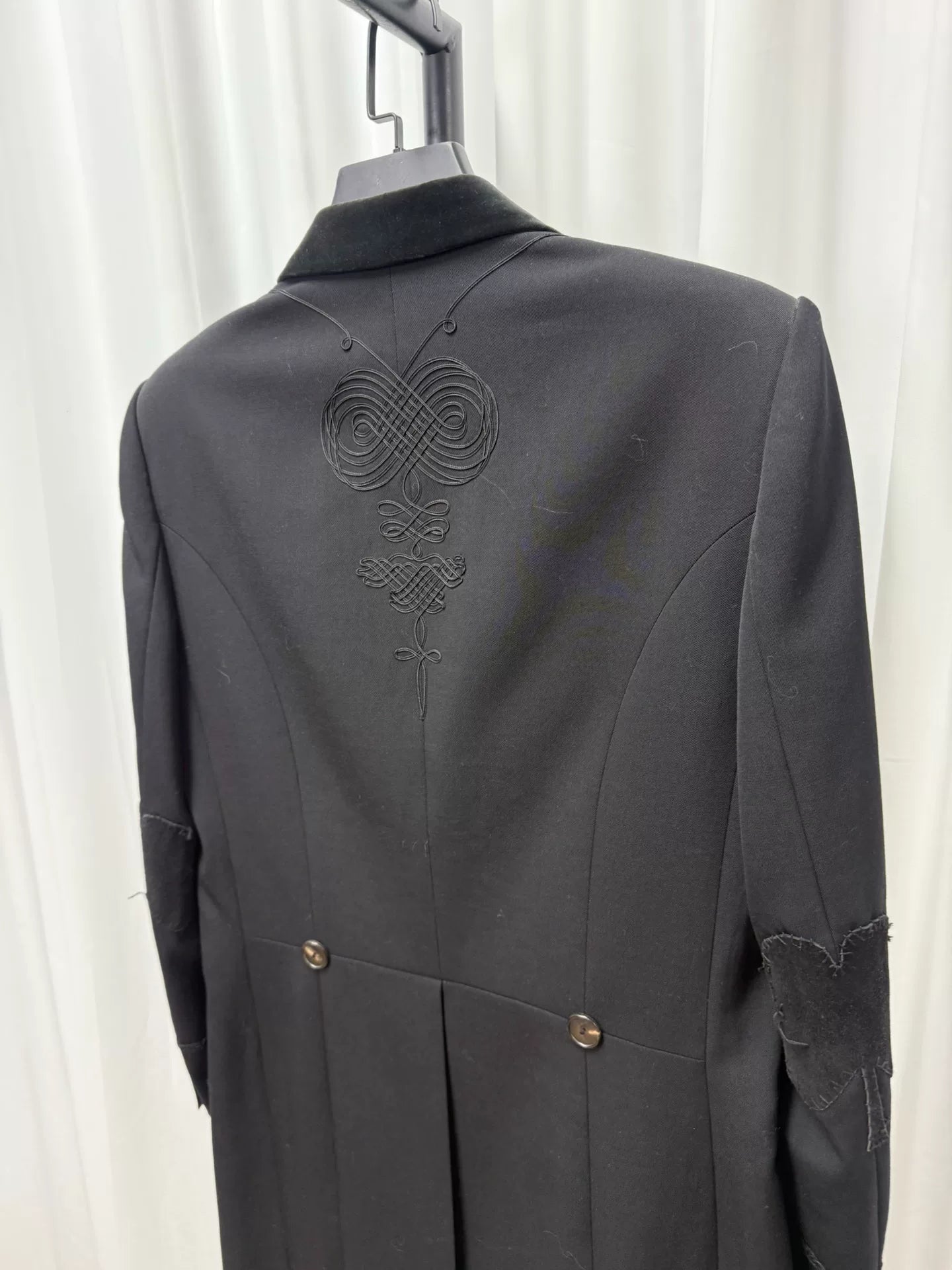 Number Nine Velvet Handwoven Coat