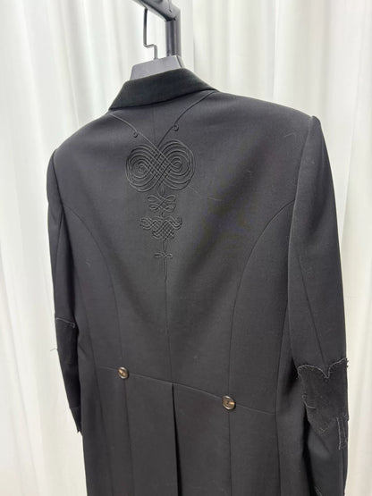 Number Nine Velvet Handwoven Coat
