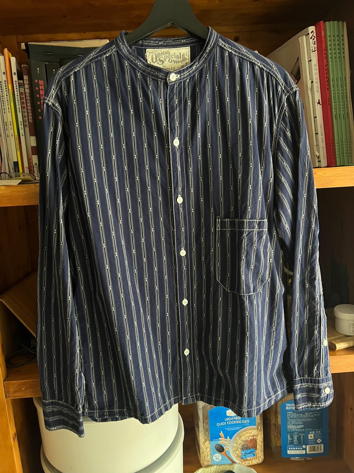 Freewheelers Vintage Indigo Stripe Shirt