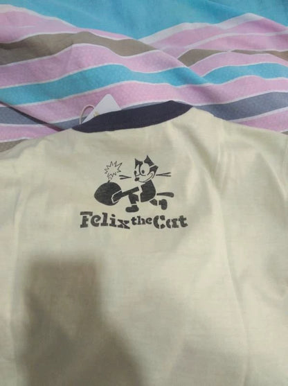 TOYS MCCOY Felix the Cat Thick Crewneck T-shirt