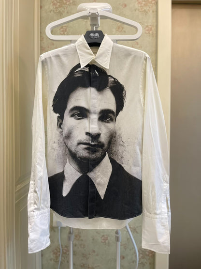 Alexander McQueen 2014 White Long Sleeve Shirt