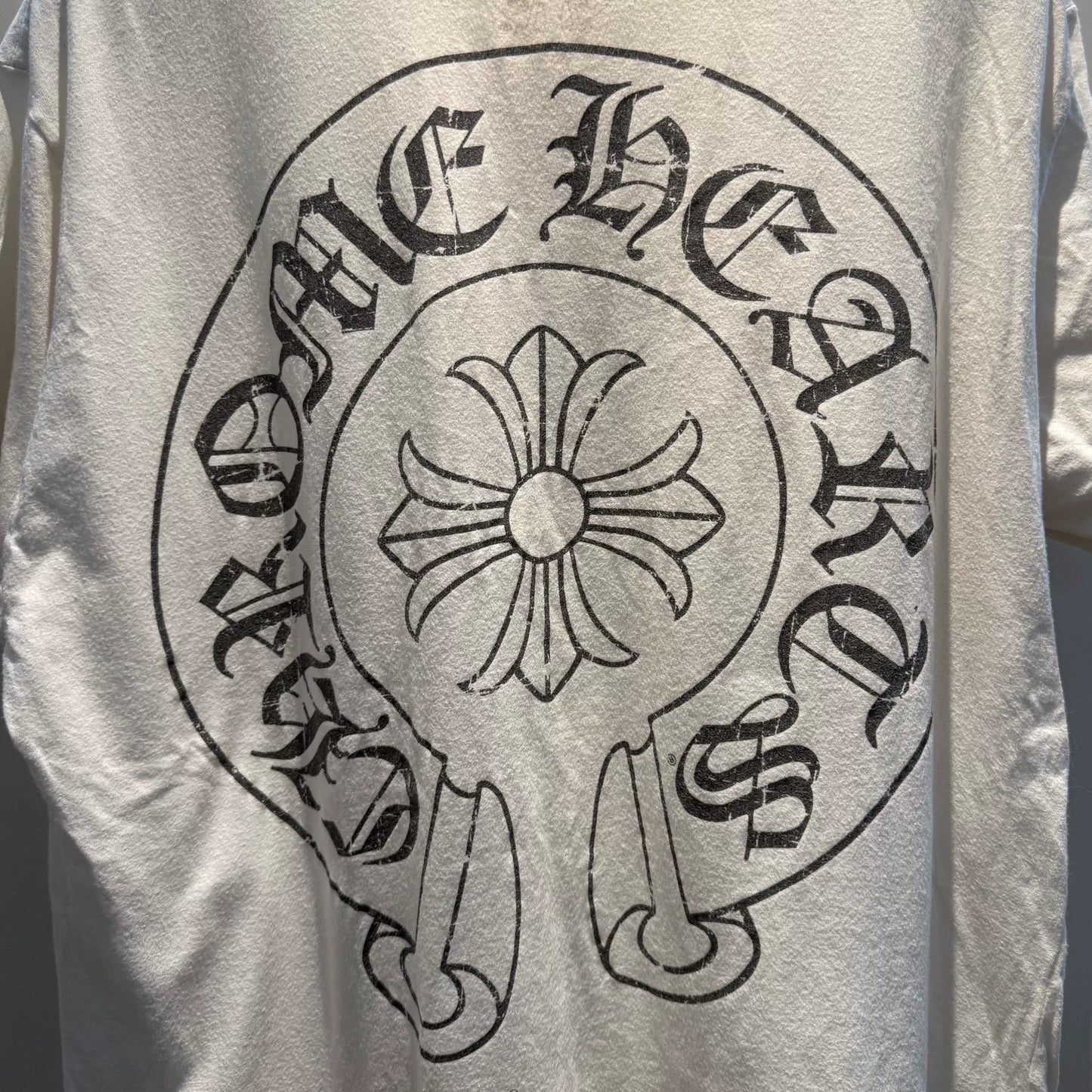 chrome hearts cross scroll short sleeve shirt