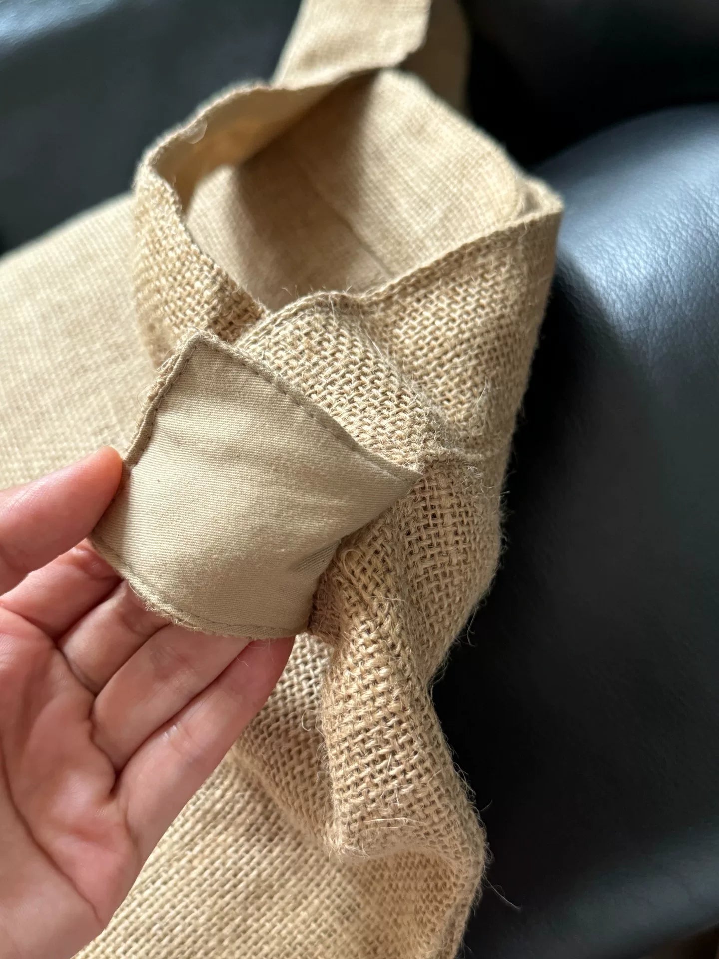 Kapital Ethnic Burlap Crossbody Bag