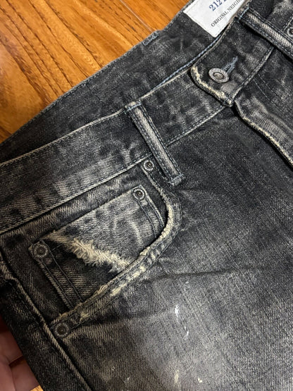 neighborhood scratch savage denim pants