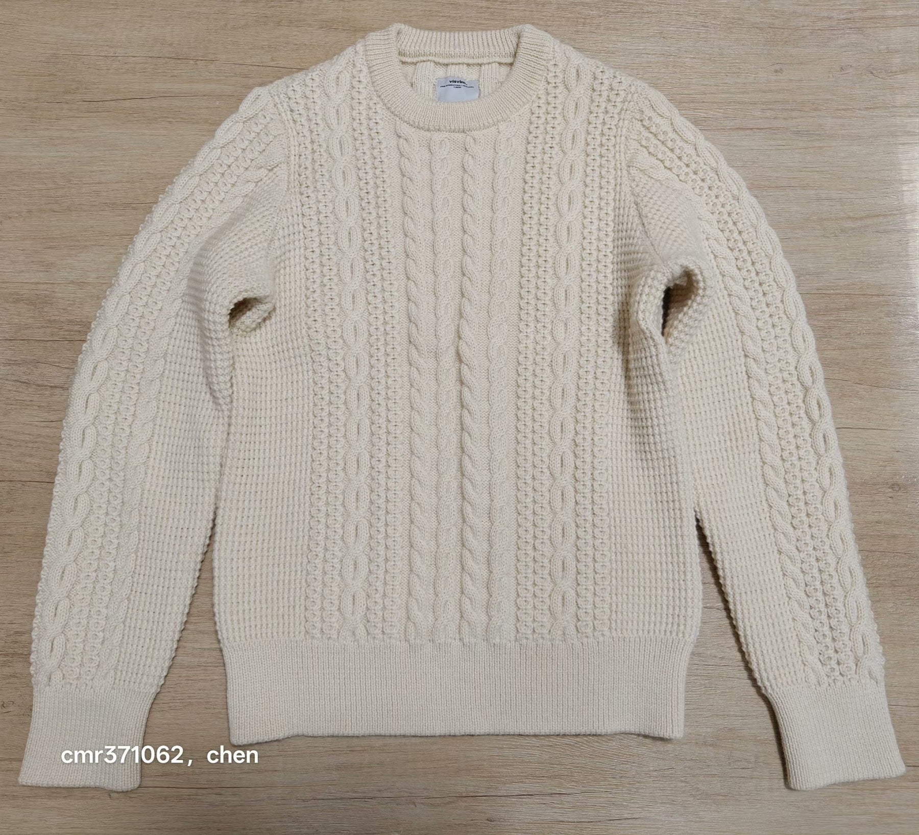 visvim 17AW Spot Fisherman Cable Knit