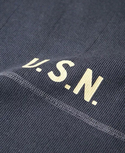 heavy-duty long sleeve navy tee shirt