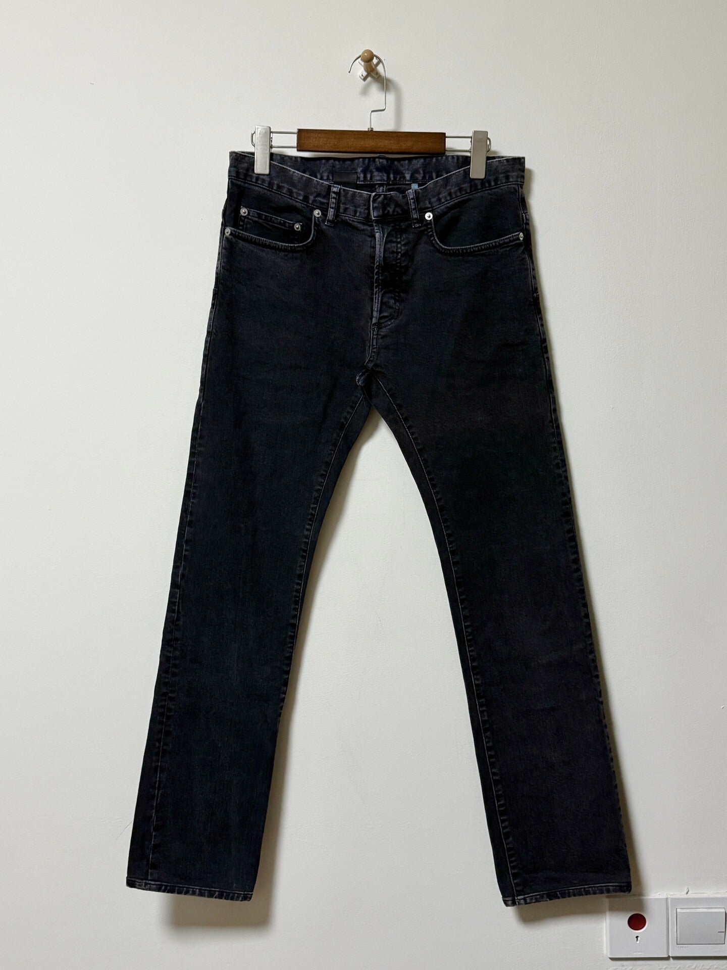 Dior Homme Black Denim Jeans Size 30