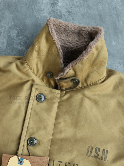 Buzz Rickson's N-1 Deck Jacket Alpaca