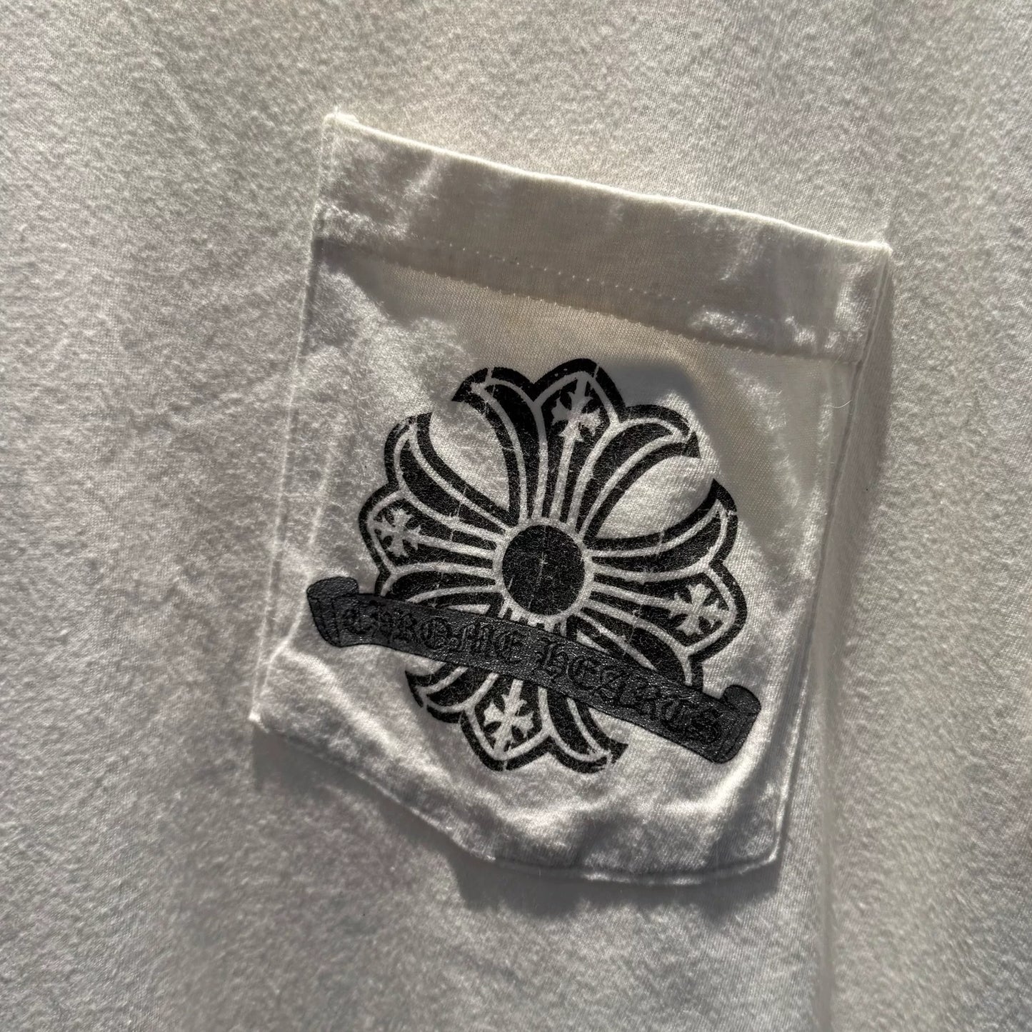chrome hearts cross scroll short sleeve shirt