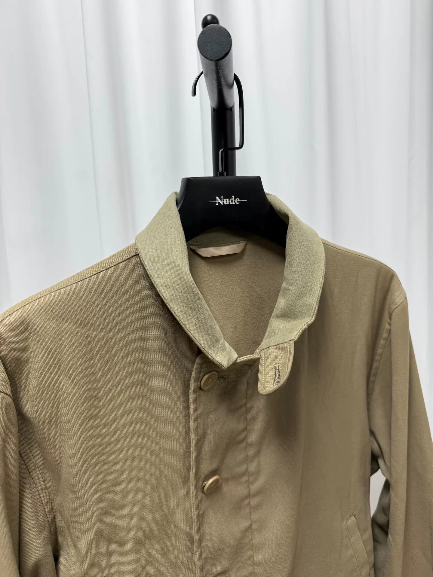 yohji yamamoto stylish stand-collar jacket