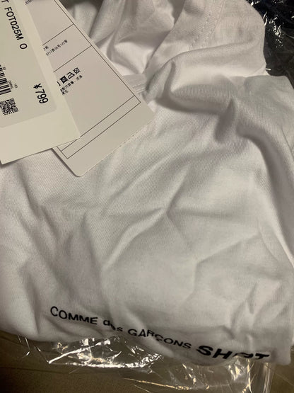 COMME des GARCONS SHIRT White Long Sleeve T-shirt