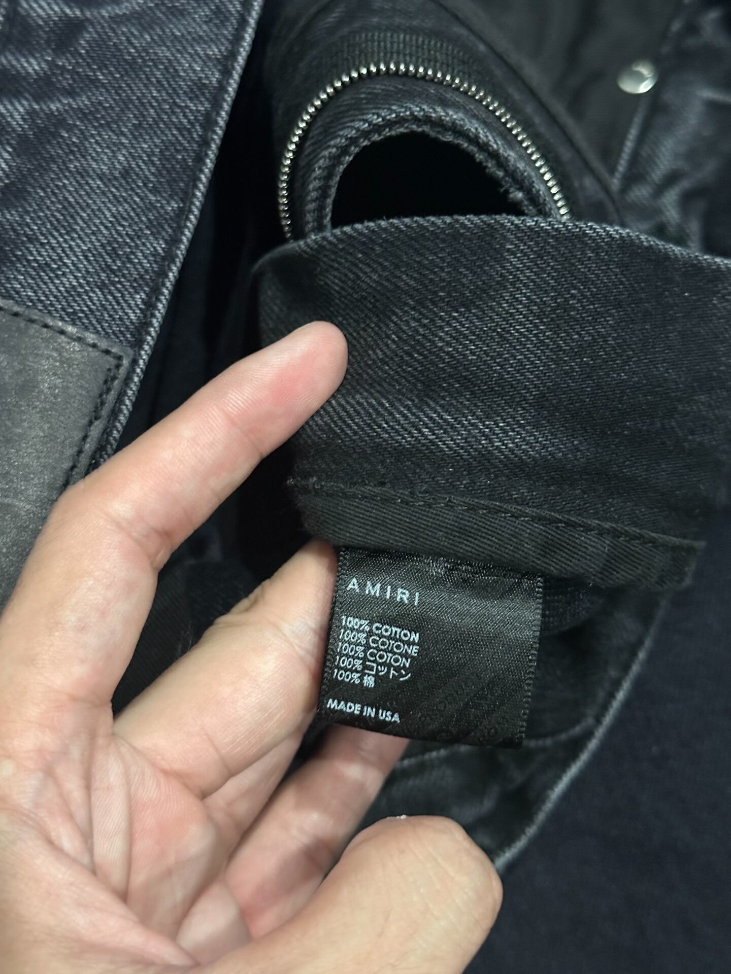 AmiRI Denim Flare Work Pants