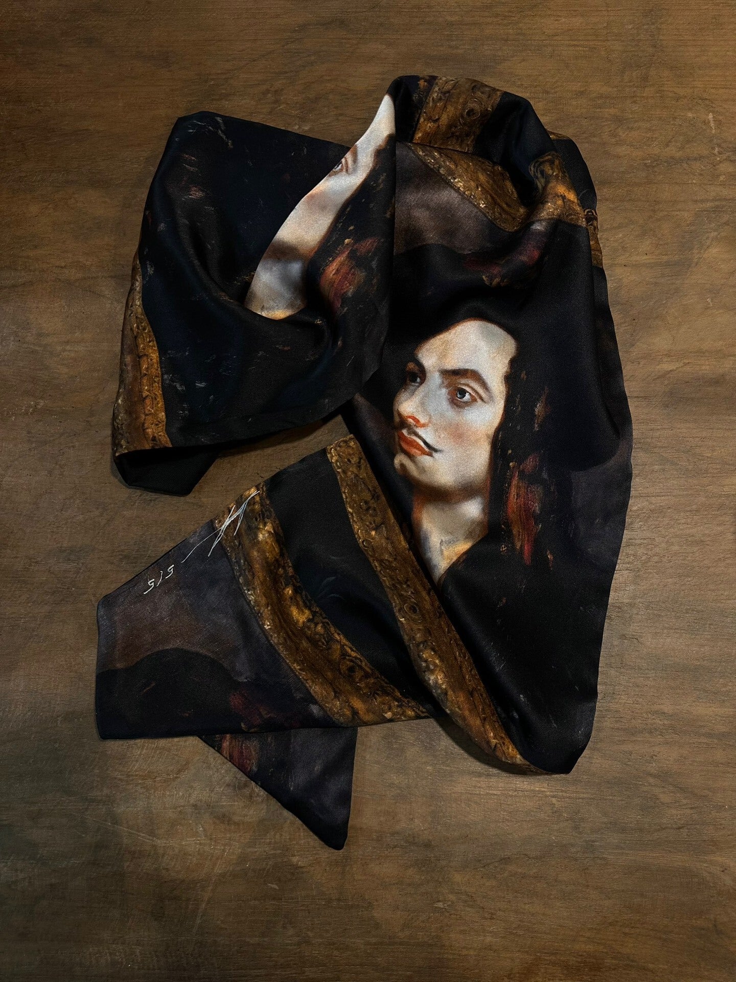 silk wool limited edition scarf