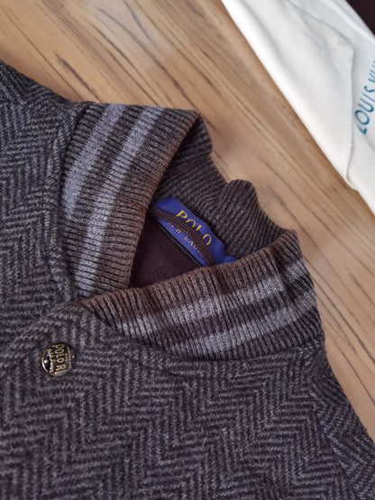 Ralph Lauren RRL Herringbone Wool Baseball Jacket